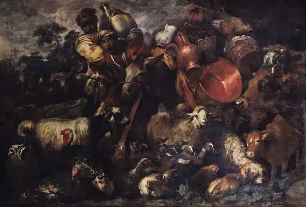 Castiglione, Benedetto: La caravane