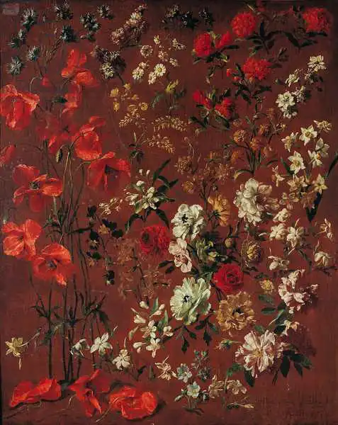 Rigaud, Hyacinthe: Study of Flowers