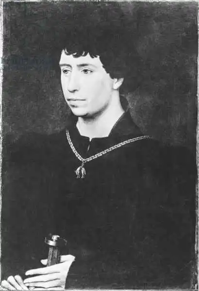 Weyden, Rogier van der: Portrait of Charles the Bold (1433-77) last Duke of Burgundy