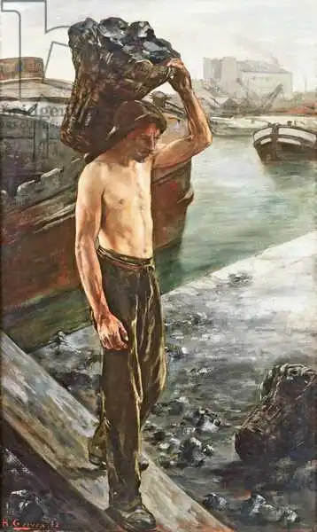 Gervex, Henri: Le transporteur de charbon