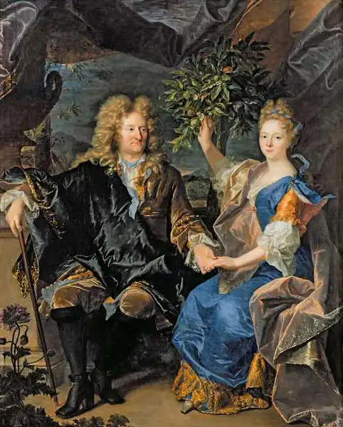 Rigaud, Hyacinthe: Count Jan-Andrezj Morszstyn (1619-93) and his Daughter, Isabelle Morszstyn-Czartoryski, Duchess of Klevan