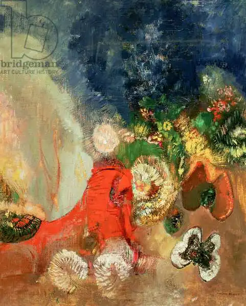Redon, Odilon: Le sphinx rouge