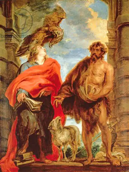 Dyck, van Anthony: St. John the Baptist et St. John the Evangelist, c.1618-20