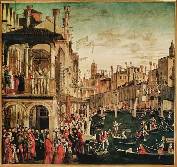 Carpaccio, Vittore: The Miracle of the Relic of the True Cross on the Rialto Bridge