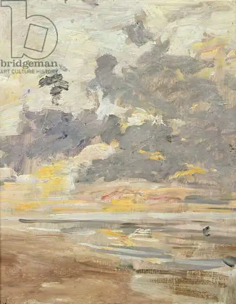 Boudin, Eugene Louis: Cielo grande, c.1888-95
