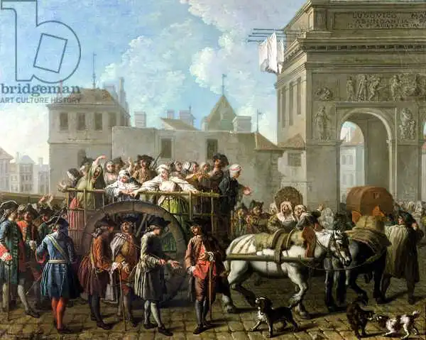 Jeaurat, Étienne: Transport of Prostitutes to the Salpetriere