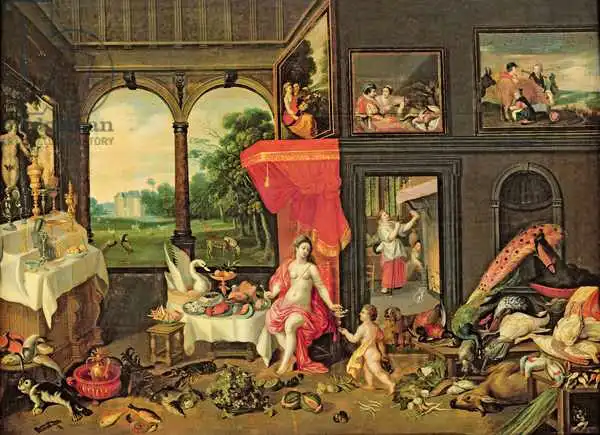 Kessel, Jan van, the elder: Allégorie de goût