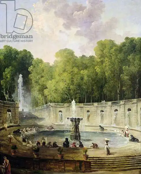 Robert, Hubert: Washerwomen in a Park