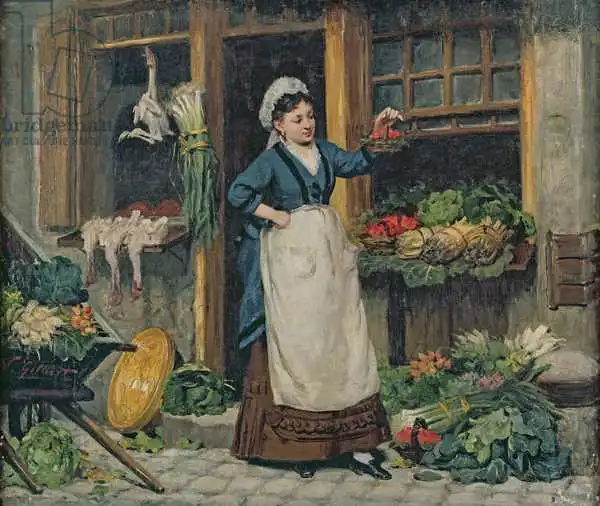 Gilbert, Victor Gabriel: Fruit Seller