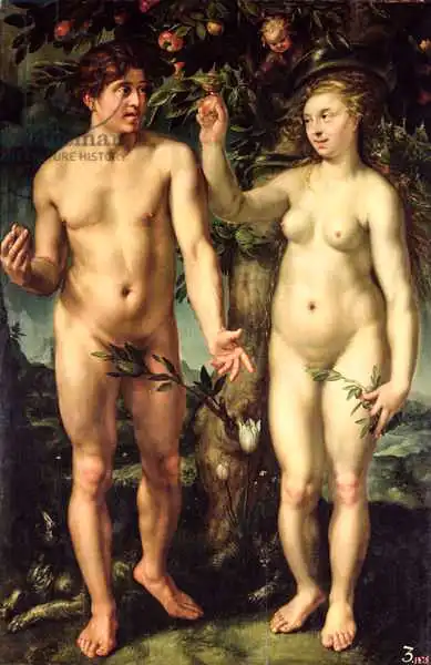 Goltzius, Hendrik: Adam a Eva