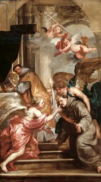 Dyck, van Anthony: La communion de St. Bonaventure (1221-74)