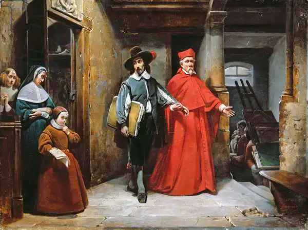 Jacquand, Claude: Un cardinal à la recherche de Ribera dans son studio à Naples