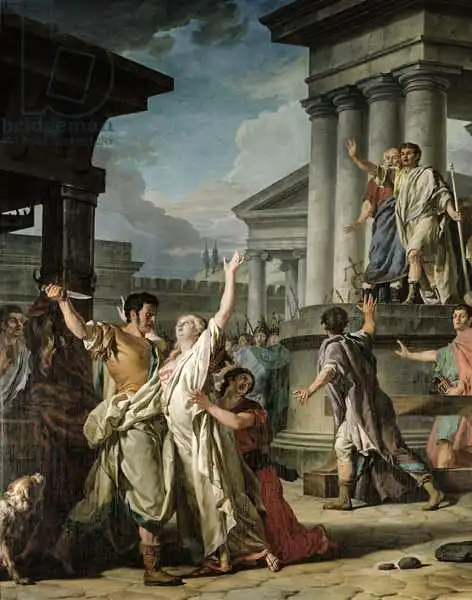 Brenet, Nicolas Guy: Virginius About to Kill his Daughter