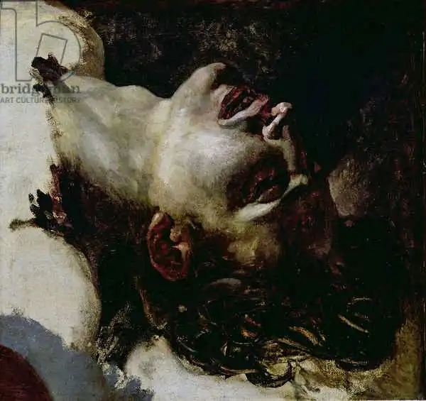 Géricault, Théodore: Head of a Dead Young Man, before 1819