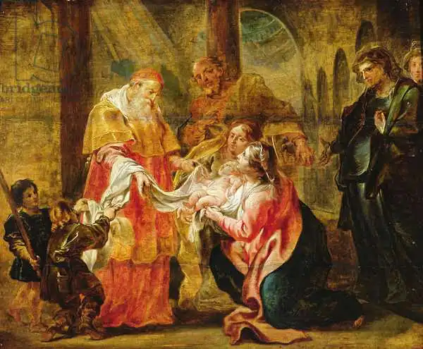 Schut, Cornelius I: Die Präsentation der Jungfrau im Tempel