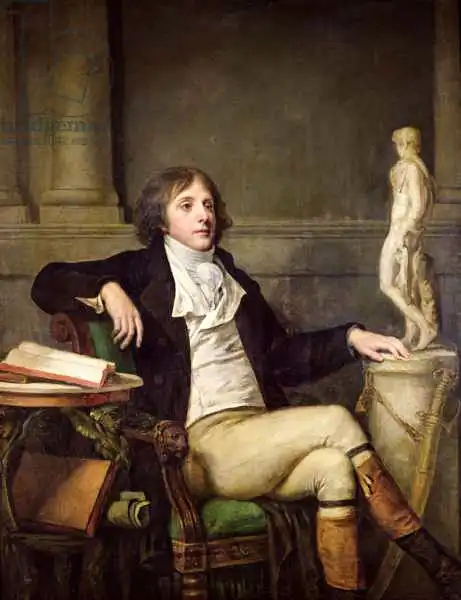 Greuze, Jean-Baptiste: Portrait presumed to be Auguste Louis de Talleyrand (1770-1832)