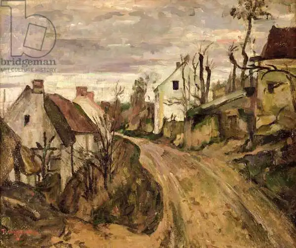 Cézanne, Paul: The Village Road, Auvers, c.1872-73