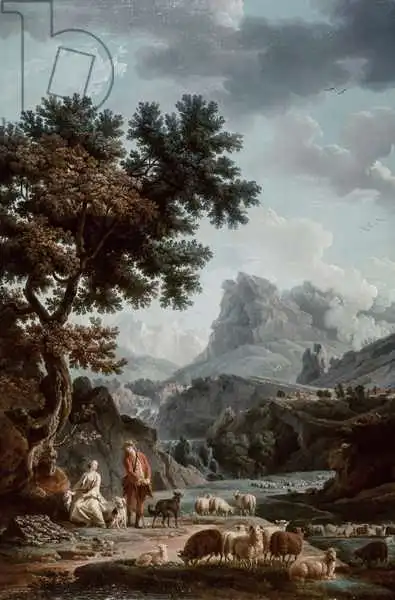 Vernet, Claude Joseph: La bergère alpine