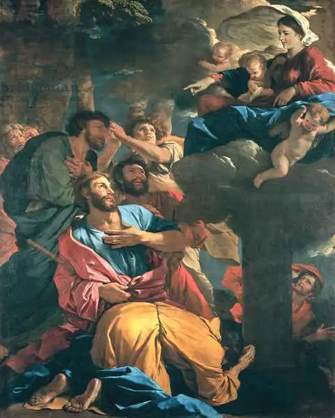 Poussin, Nicolas: Apparition of the Virgin the St. James the Great