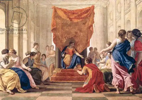 Le Sueur, Eustache: Poliphilus Kneeling before Queen Eleuterylida, c.1643-44