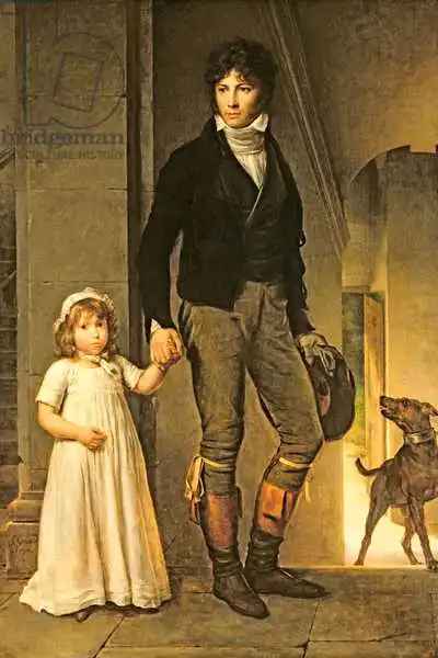 Gerard, F. P. Simon: Jean-Baptiste Isabey (1767-1855) and his Daughter, Alexandrine (1791-1871)