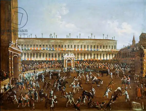 Bella, Gabriele: Stierkampf zu Ehren des Prinzen von Polen, Frederick Christian