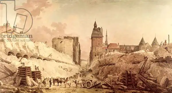 Robert, Hubert: Demolition of the Houses on the Pont au Change in 1788