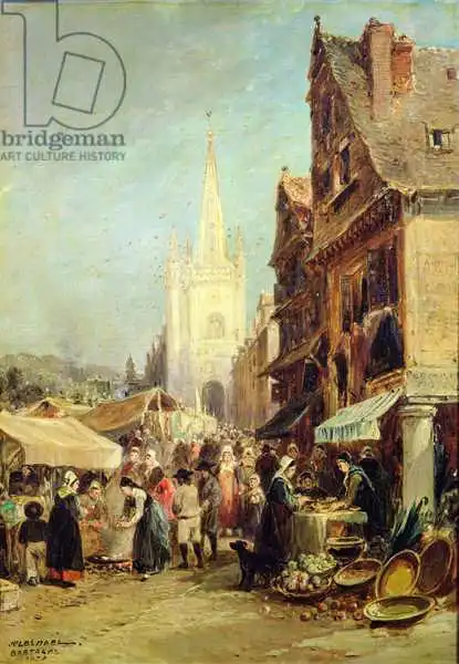 Noel, Peter Paul Joseph: Marché à Hennebont