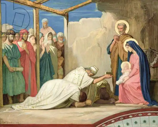 Flandrin, Hippolyte: Adoration of the Magi