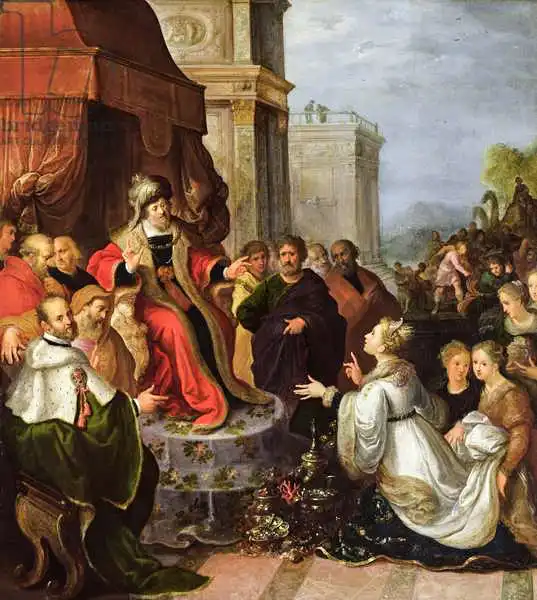 Francken, Frans, the younger: Solomon and the Queen of Sheba