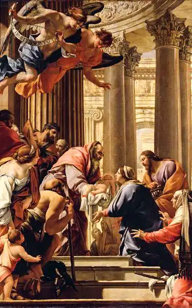 Vouet, Simon: Présentation dans le temple
