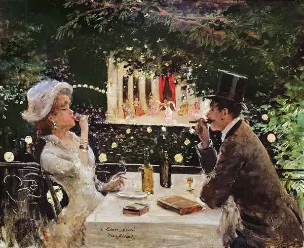 Béraud, Jean: Abendessen bei Les Ambassadeuren