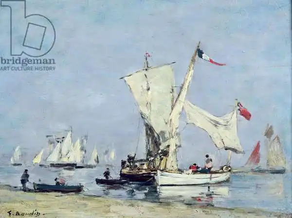 Boudin, Eugene Louis: Bateaux à voile