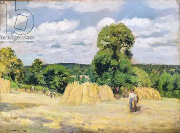 Pissarro, Camille: Récolte à Montfoucault