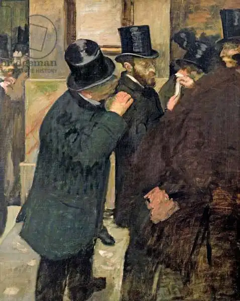 Degas, Edgar: À la bourse, c.1878-79