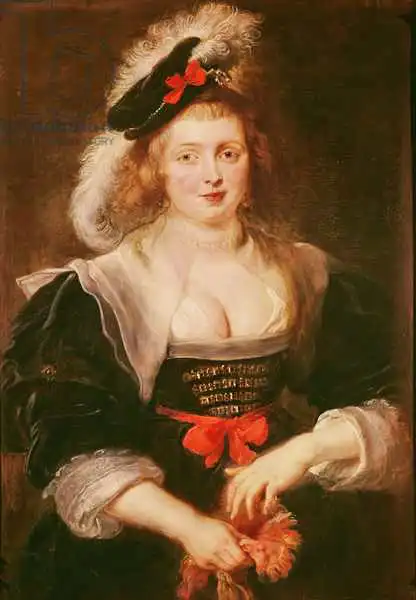 Rubens, Peter Paul: Portrait de Hélène Fourse avec des gants