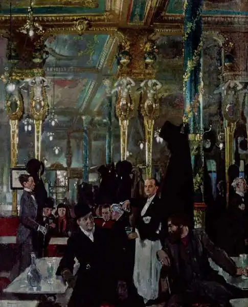 Orpen, William: Cafe Royal, London