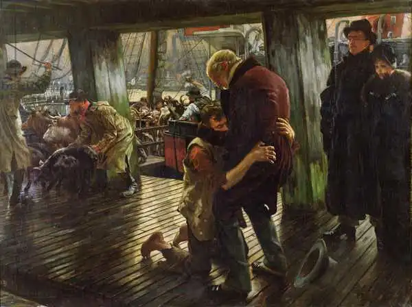 James Jacques Joseph Tissot The Prodigal Son in Modern Life The