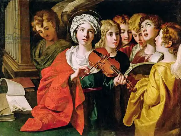 Domenichino: St. Cecilia with a Choir