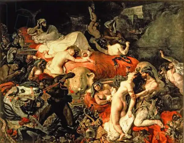 Delacroix, Eugene: The Death of Sardanapalus