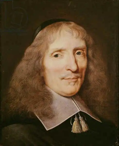 Champaigne, Philippe de: Portrait of a man with a velvet skullcap