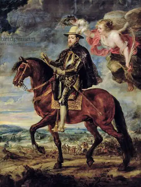 Rubens, Peter Paul: Philippe II (1527-98) couronné de victoire