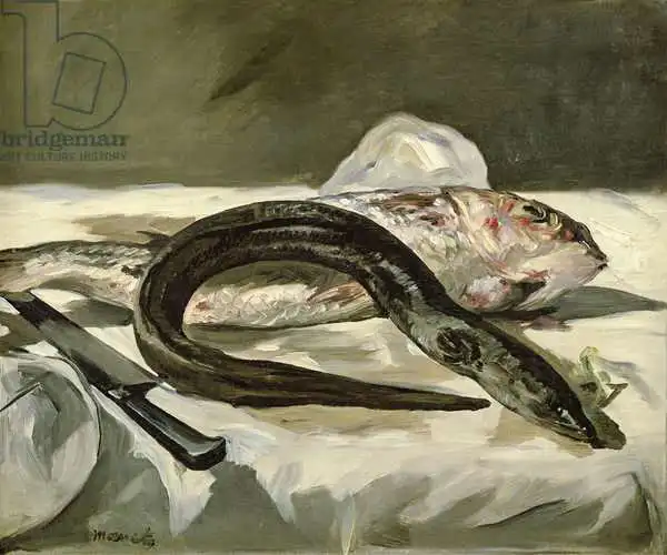 Manet, Edouard: Eel and Red Mullet