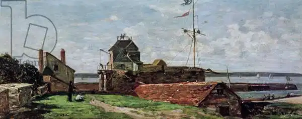 Boudin, Eugene Louis: La tour François Ier à Le Havre