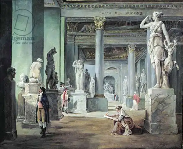 Robert, Hubert: Salle des Saisons at the Louvre