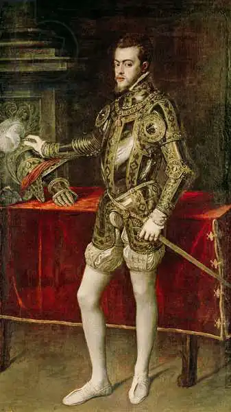 Tizian: King Philip II (1527-98) 1550