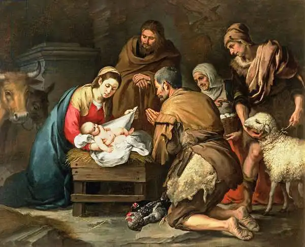 Murillo, Bartolome: Die Anbetung der Hirten
