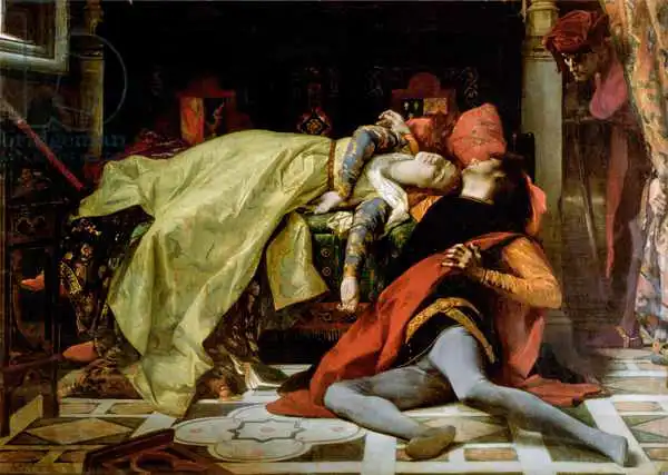 Cabanel, Alexander: Death of Francesca da Rimini and Paolo Malatesta