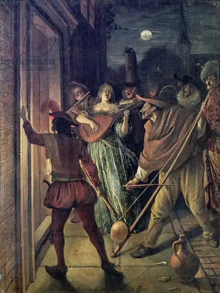 Steen, Jan Havicksz: Sérénade