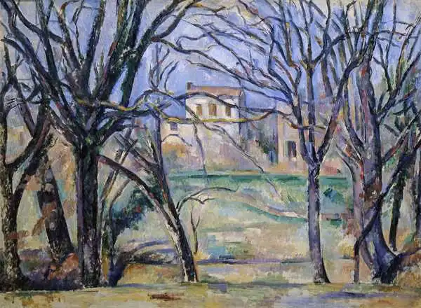 Cézanne, Paul: Arbres et maisons, 1885-86